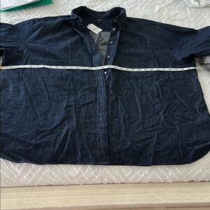 Women’s J crew Factory Denim Button-Up Shirt